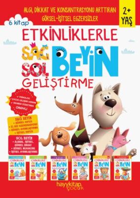 Etkinliklerle Sağ Beyin Sol Beyin Geliştirme 2+ Yaş 6`lı Set
