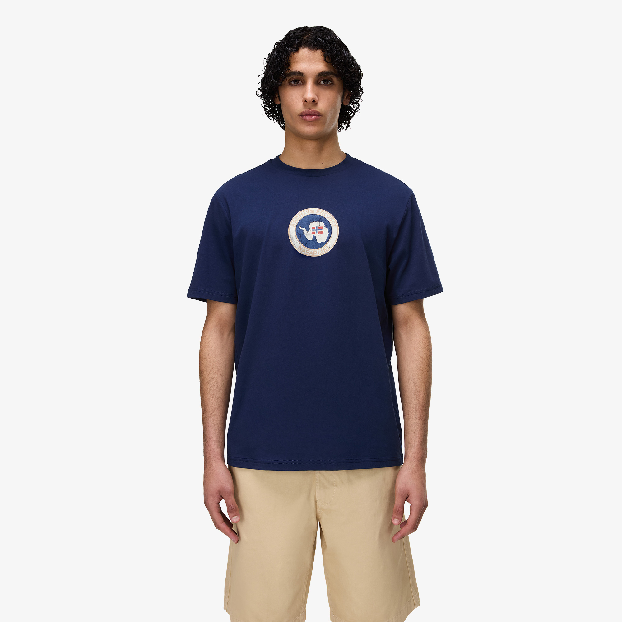 Napapijri S-Phos Erkek Mavi T-Shirt
