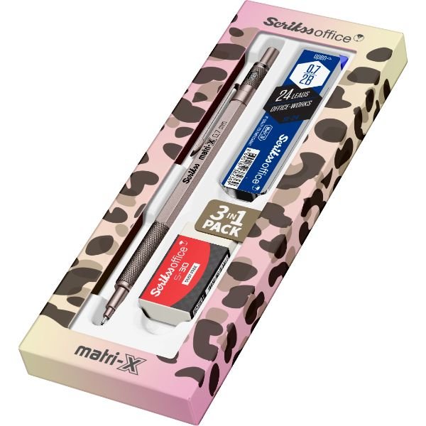 MATRI-X VERSATİL 0.7 MM METALİK GRİ 3'LÜ SET