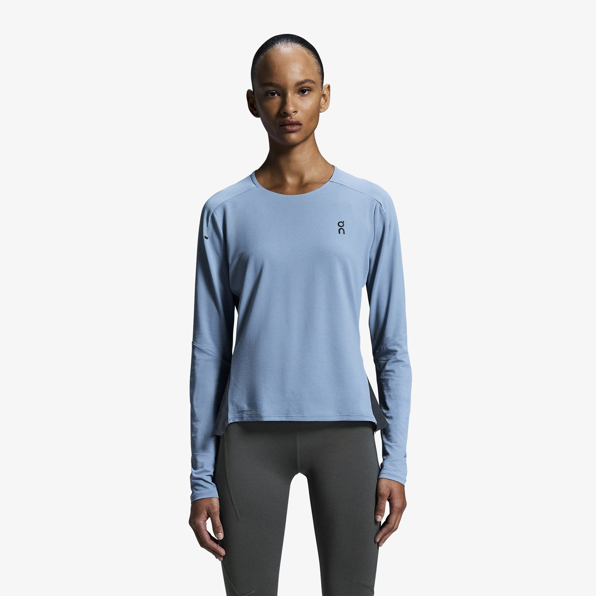 On Performance Long Kadın Mavi T-Shirt