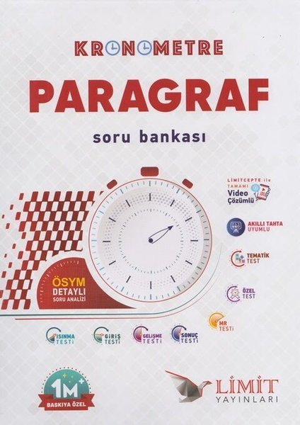 Kronometre Paragraf Soru Bankası 1M Baskıya Özel
