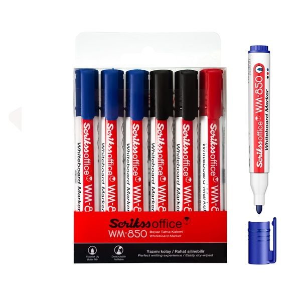 Scrikss WM850 Tahta Kalemi 6'lı Blister