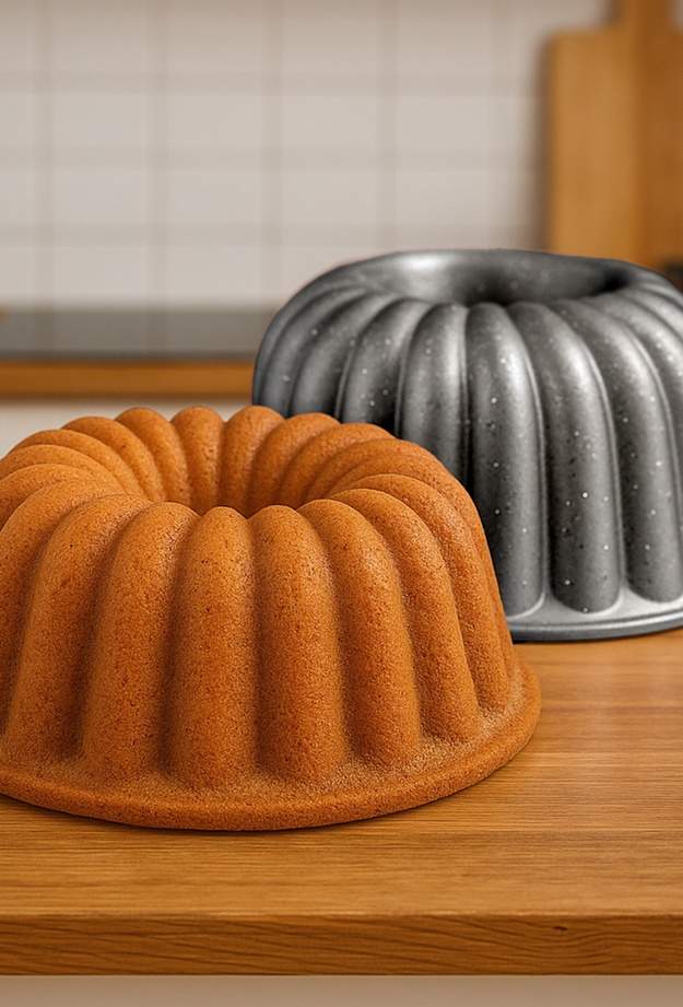 Evidea Kitchen Nirvana Kalın Dilimli Kek Kalıbı - Gri - 24 cm