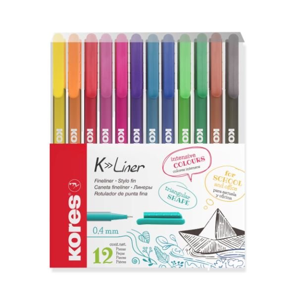 Kores Fine Liner 12'li 28112